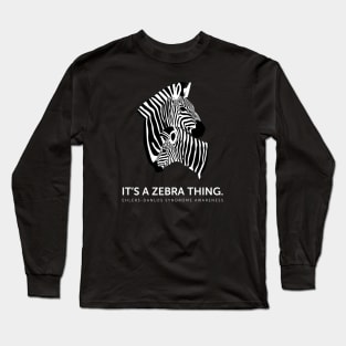 Ehlers Danlos Syndrome It's A Zebra Thing Long Sleeve T-Shirt